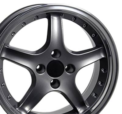 Custom - Cobra Style Wheel Gunmetal - Mustang 17 Inch 4 Wheel Package - Image 2