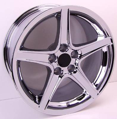 Saleen Style Wheel Chrome - Mustang 18 Inch 4 Wheel Package