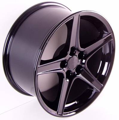 Custom - Saleen Style Wheel Black - Mustang 18 Inch 4 Wheel Package - Image 2