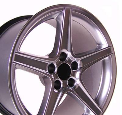 Saleen Style Wheel Silver - Mustang 18 Inch 4 Wheel Package