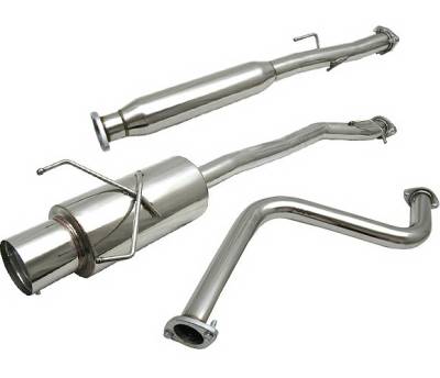 Honda Accord 4 Car Option Cat-Back Exhaust System with Stainless Steel Tip - MUX-HA90