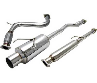 Honda Accord 4 Car Option Cat-Back Exhaust System with Stainless Steel Tip - MUX-HA94