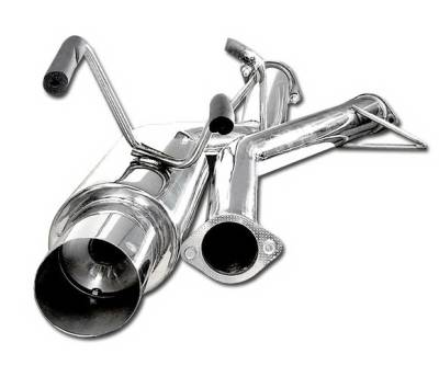 Honda Civic 2DR & 4DR 4 Car Option Cat-Back Exhaust System with Stainless Steel Tip - MUX-HC01