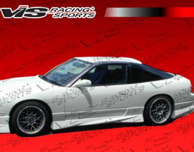 Nissan S13 VIS Racing V Spec S Side Skirts - 89NSS132DVSCS-004