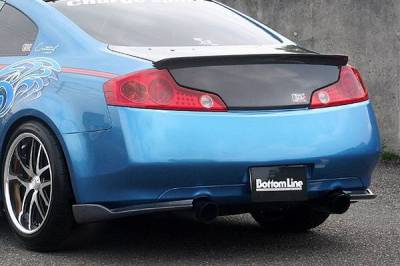 Chargespeed - Infiniti G35 2DR Chargespeed Bottom Line Rear Caps - Pair - Image 2