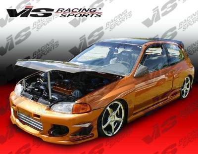 Honda Civic HB VIS Racing Ballistix Side Skirts - 92HDCVCHBBX-004