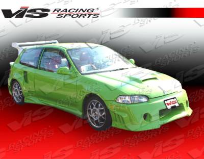 Honda Civic HB VIS Racing Kombat Side Skirts - 92HDCVCHBKOM-004