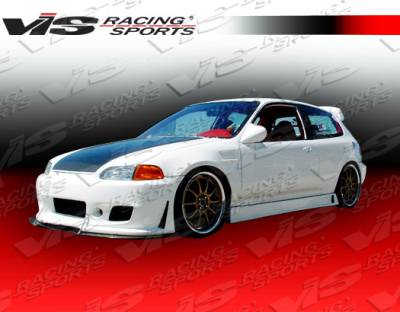 Honda Civic HB VIS Racing TSC-3 Side Skirts - 92HDCVCHBTSC3-004