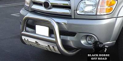 Toyota Tundra Black Horse Bull Bar Guard with Skid Plate