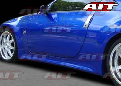 AIT Racing - Nissan 350Z AIT Racing VTX Style Side Skirts - N3502HIVTXSS - Image 2