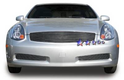 APS - Infiniti G35 2DR APS Billet Grille - Bumper - Stainless Steel - N65603S - Image 1