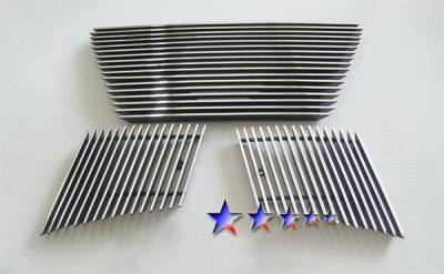 APS - Nissan Pathfinder APS Billet Grille - without Logo Opening - Upper - Aluminum - N66505A - Image 2