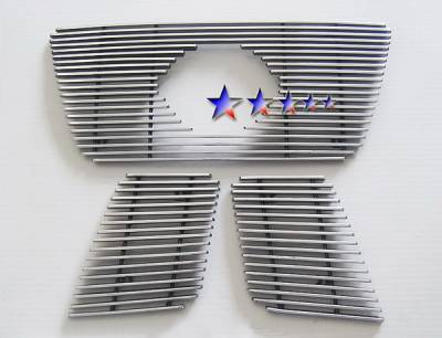 Nissan Armada APS Billet Grille - with Logo Opening - Upper - Aluminum - N66507A