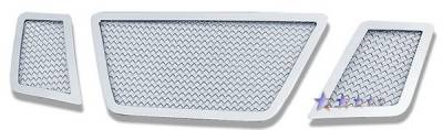 Nissan Pathfinder APS Wire Mesh Grille - without Logo Opening - Upper - Stainless Steel - N76505T