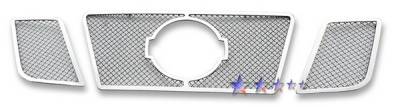 APS - Nissan Armada APS Wire Mesh Grille - with Logo Opening - Upper - Stainless Steel - N76507T - Image 2