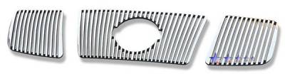 Nissan Titan APS CNC Grille - with Logo Opening - Upper - Aluminum - N95412U