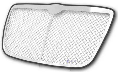 Chrysler 300 APS Wire Mesh Grille - with Vertical Center Bar - Upper - Stainless Steel - R75300W