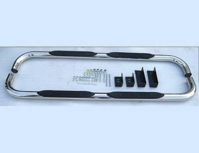 GMC Sierra 4 Car Option Stainless Steel Side Bar - SSB-CV-0046