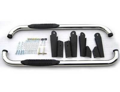Ford F150 4 Car Option Stainless Steel Side Bar - SSB-FD-0352