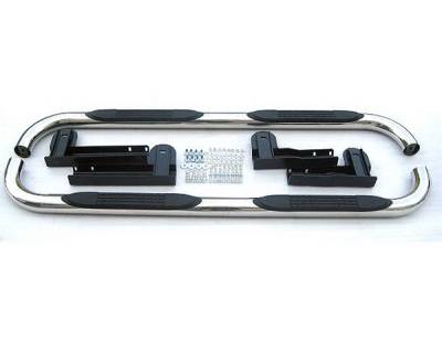 Ford F150 4 Car Option Stainless Steel Side Bar - SSB-FD-0363