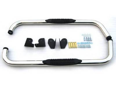 Jeep Wrangler 4 Car Option Stainless Steel Side Bar - SSB-JP-0593