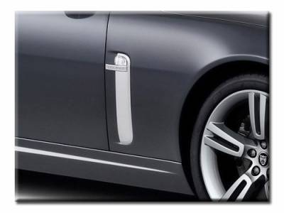 Chrome Fender Louvers - Set