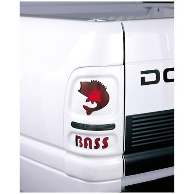 Dodge Ram V-Tech Taillight Covers - Sportsman Bass Style - 27191