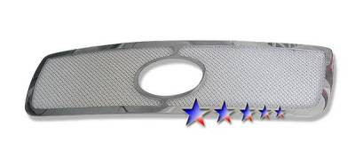 APS - Toyota Tundra APS Wire Mesh Grille - with Logo Opening - Upper - Stainless Steel - T75458T - Image 2