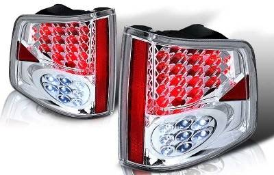 Isuzu Hombre WinJet LED Taillight - Chrome & Clear - WJ20-0008-01
