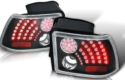 Ford Mustang WinJet LED Taillight - Black & Clear - WJ20-0019-04