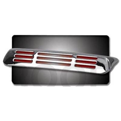 Ford F150 V-Tech 3rd Brake Light Covers - Slotted Style- Chrome - 1375089