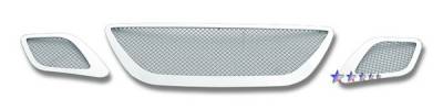 APS - Saab 9-7 APS Wire Mesh Grille - Upper - Stainless Steel - V75549T - Image 2