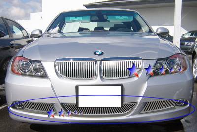 BMW 3 Series APS CNC Grille - Bumper - Aluminum - W95524V