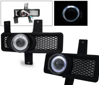 Ford F150 4CarOption Halo Projector Fog Lights - XT-FGPR-F150-9798