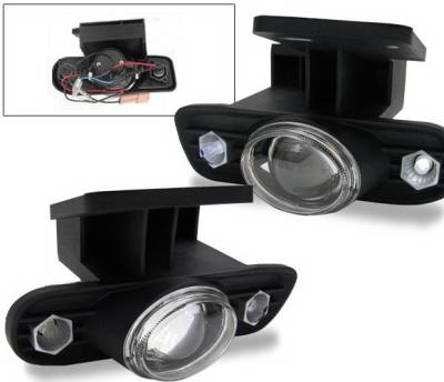 GMC Yukon 4CarOption Halo Projector Fog Lights - XT-FGPR-SIRA-9902