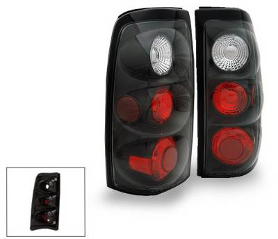 GMC Sierra 4CarOption Altezza Taillights - XT-TLZ-SLV9902BK-6