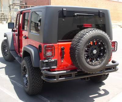 Jeep Wrangler Aries Tubular Bumper - Back - 3 Inch