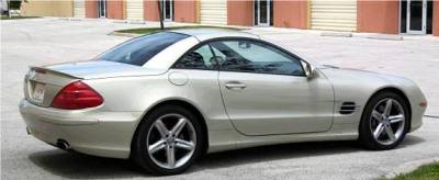 Rear Lip Spoiler Painted 744 Silver