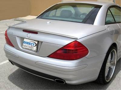 Custom - Rear Lip Spoiler Painted 744 Silver - Image 4
