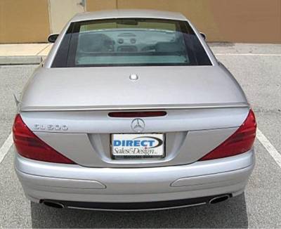 Custom - Rear Lip Spoiler Painted 744 Silver - Image 5