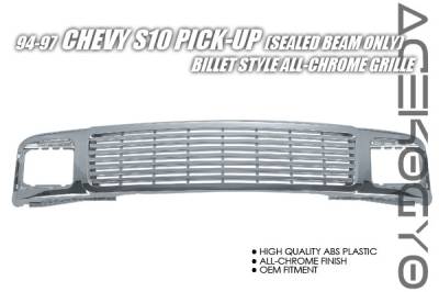 Billet Style Grille Chrome