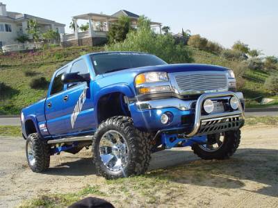 Aries - Ford F250 Superduty Aries Bull Bar with Stainless Skid - 3 Inch - Image 2