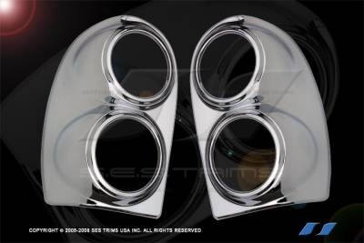 Jeep Liberty SES Trim ABS Chrome Taillight Trim - TL117