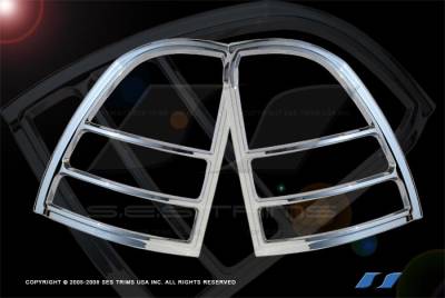 Chevrolet Trail Blazer SES Trim ABS Chrome Taillight Trim - TL125