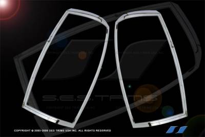 Cadillac Escalade SES Trim ABS Chrome Taillight Trim - TL132