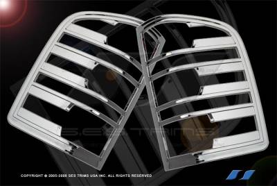 Chevrolet Silverado SES Trim ABS Chrome Taillight Trim - TL136