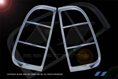 Ford Superduty SES Trim ABS Chrome Taillight Trim - TL140