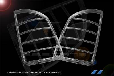 Honda Ridgeline SES Trim ABS Chrome Taillight Trim - TL143