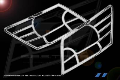 Honda Accord SES Trim ABS Chrome Taillight Trim - TL145