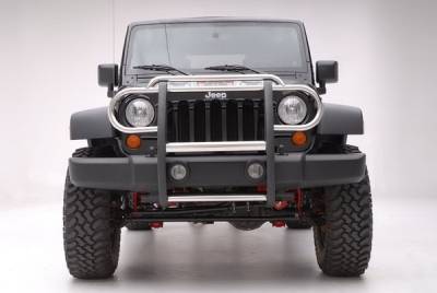 Aries - Jeep Wrangler Aries Grille Guard - 1PC - Image 2